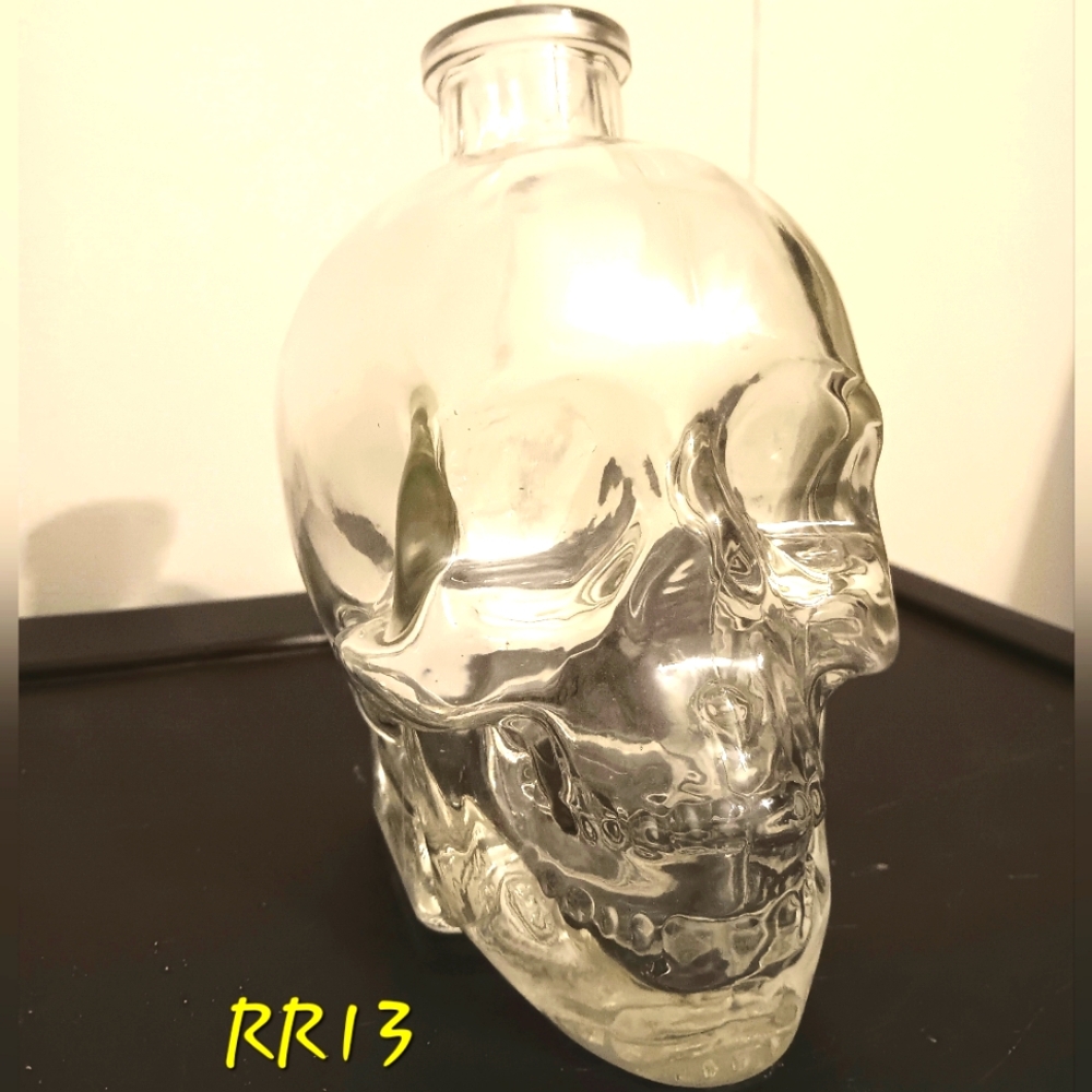 Crystal Head Vodka Clear Skull Bottle Empty 750 ml
